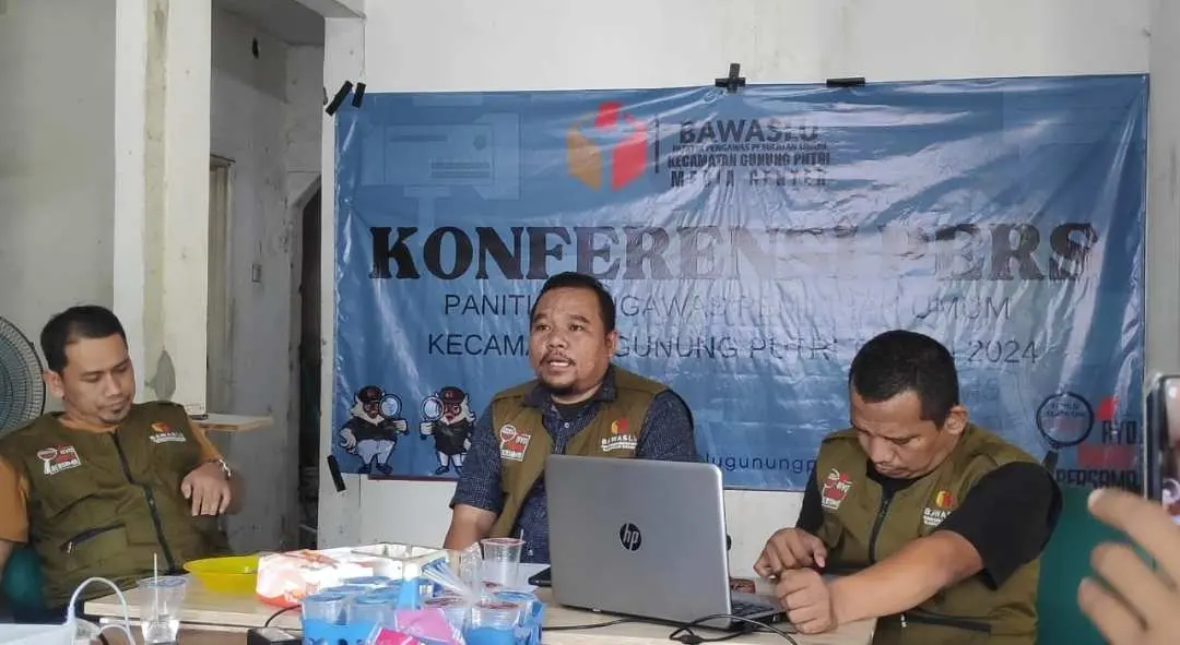Panwascam Gunung Putri Berikan Himbauan Kepada Parpol Peserta Pemilu 2024, ini Himbauannya