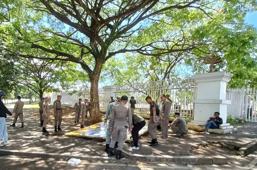 500 APK Ditertibkan Bawaslu Kabupaten Bogor Di Jalan Tegar Beriman