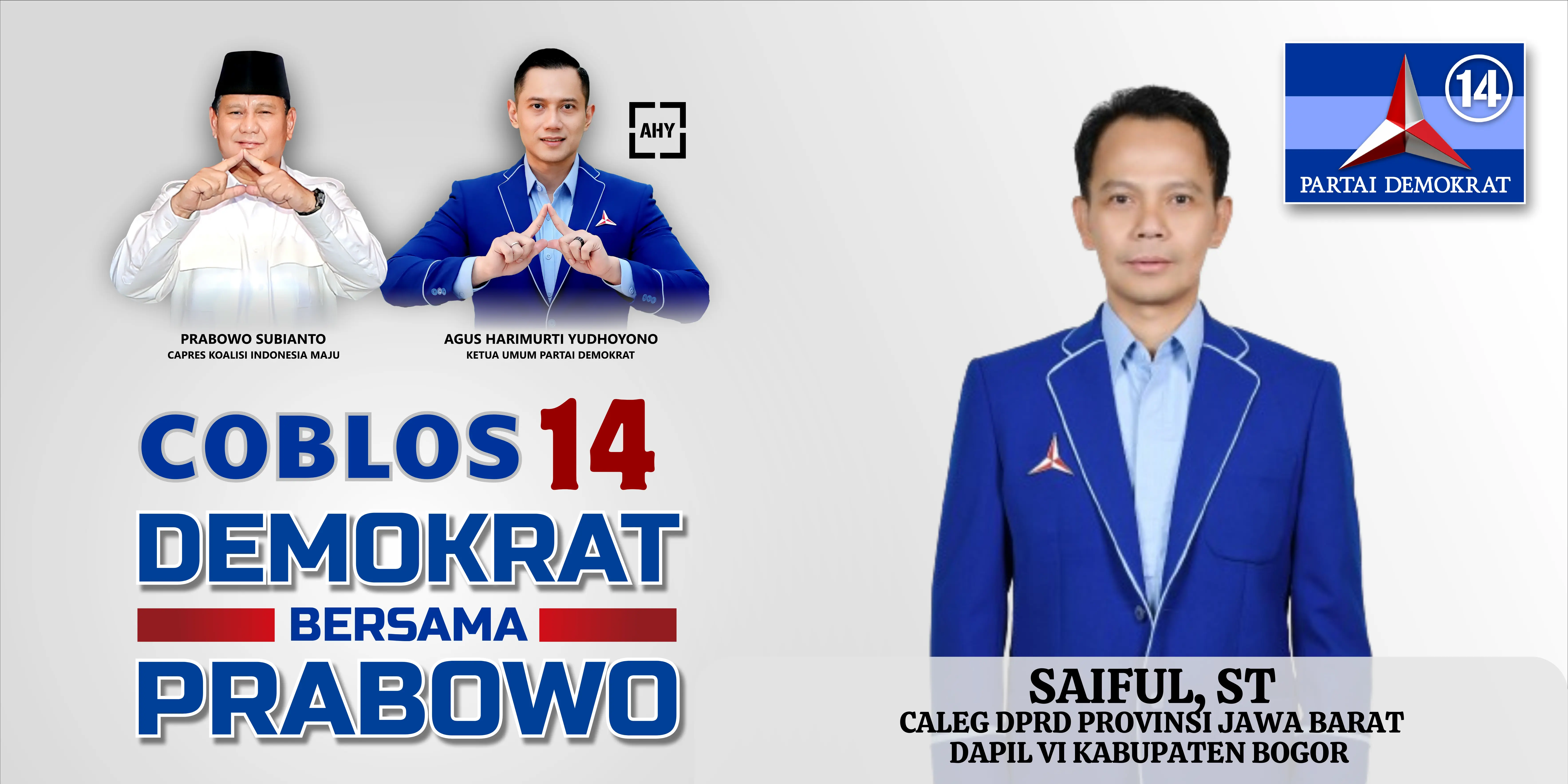 Visi Misi Saiful ST Caleg DPRD Provinsi Jawa Barat Dapil 6 Kabupaten Bogor