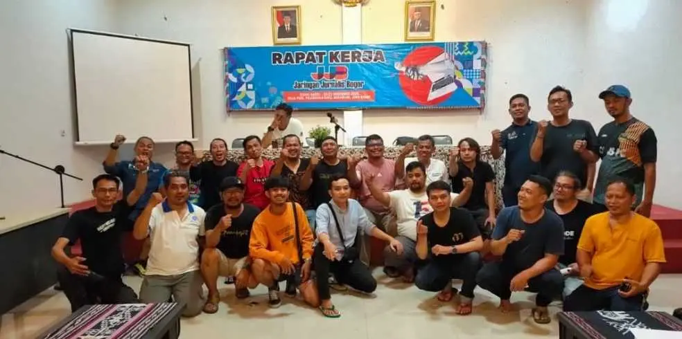 Jaringan Jurnalis Bogor Gelar Raker Perdananya di Pelabuhan Ratu