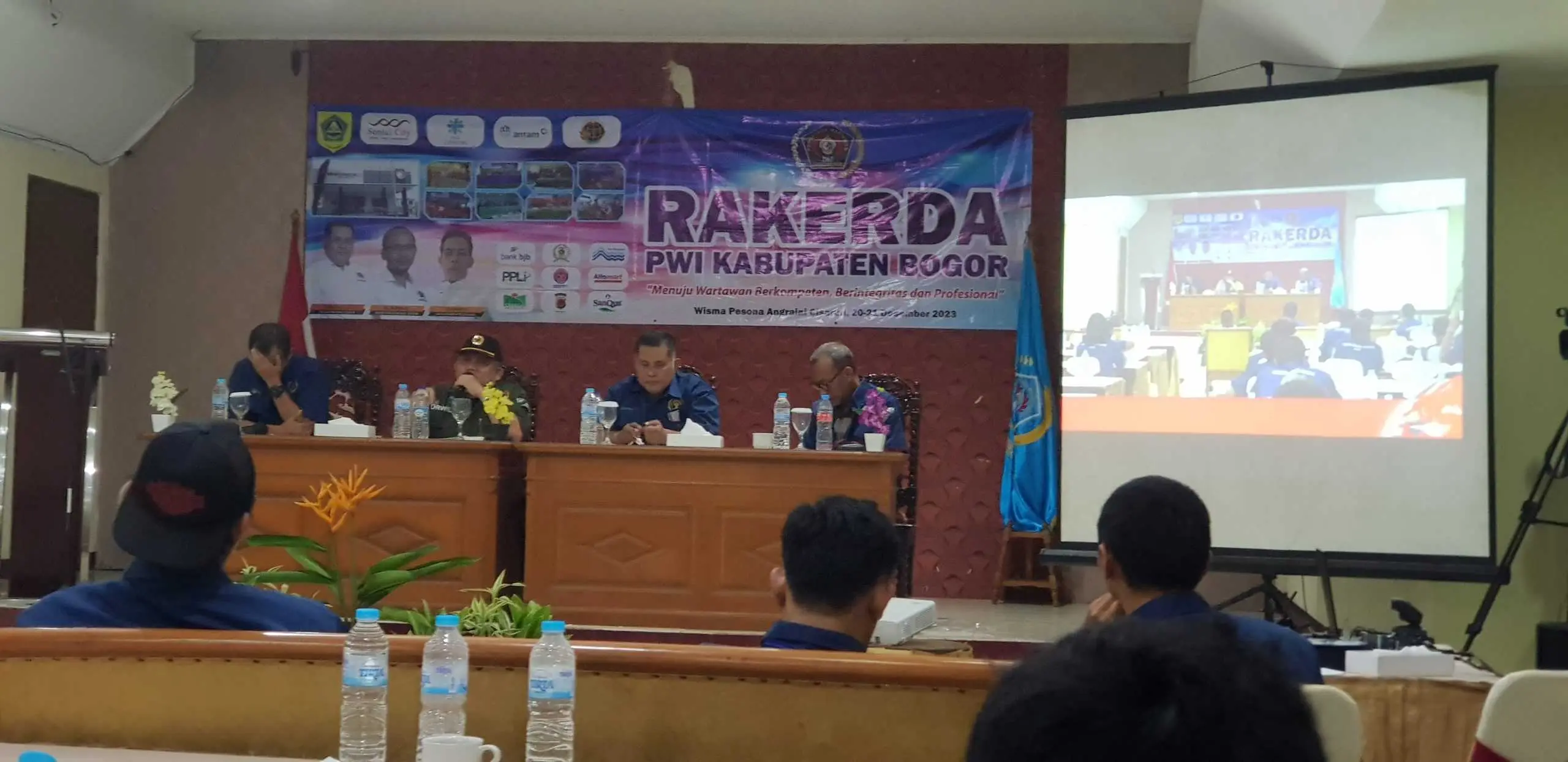 Rakerda PWI Kabupaten Bogor Tahun 2023, Ciptakan Wartawan Berkompeten Integritas Dan Profesional.