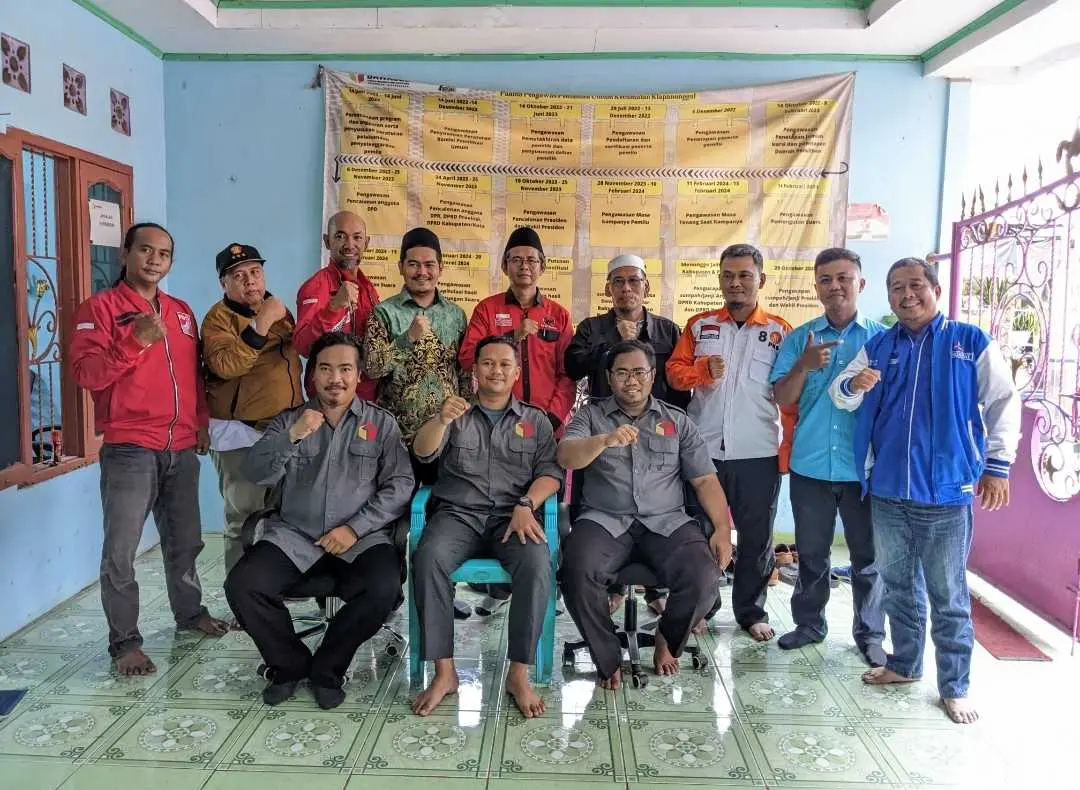 Panwas Kecamatan Klapanunggal Menggelar Rakor Bersama Parpol Tingkat Kecamatan.