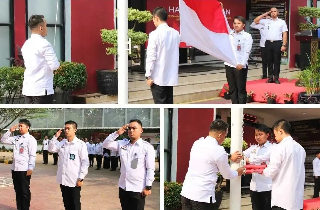 Jaga Semangat Perjuangan, Rutan Depok Gelar Upacara Hari Pahlawan