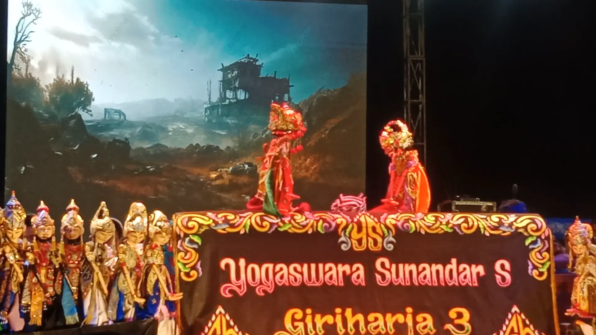Peringati Hari Wayang Nasional dan Pahlawan Nasional Karang Taruna Sajajar Fatra Gelar Pahelaran Sunda