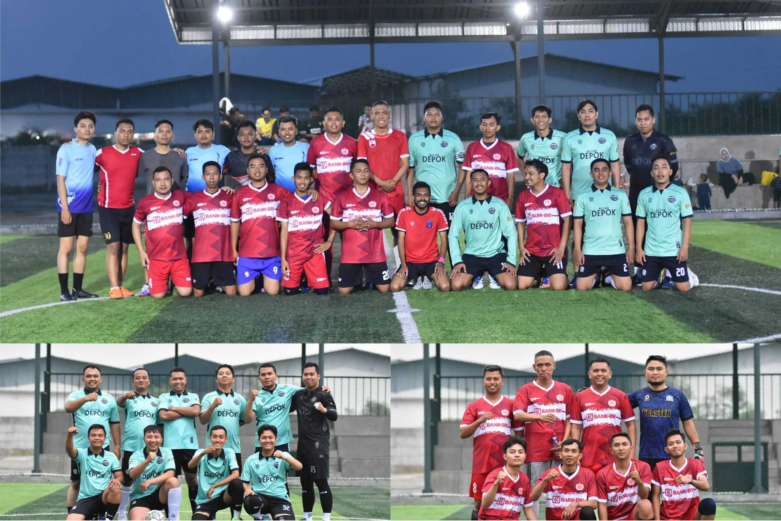 Bangun Kekompakan Pegawai Lapas Kelas 2B Sentul Gelar Sparing Sepak Bola