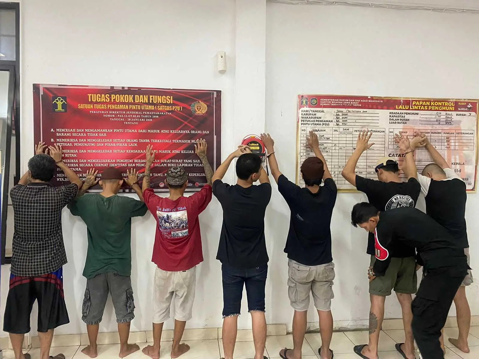 Dibawah kepemimpinan Kepala Satuan Pengamanan Rutan Moch Farih, tingkatkan Keamanan Rutan 1 Depok.