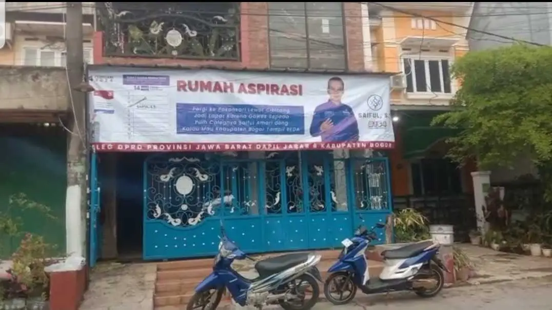 Rumah Aspirasi Perjuangan Saiful ST, terbuka untuk Masyarakat Kabupaten Bogor