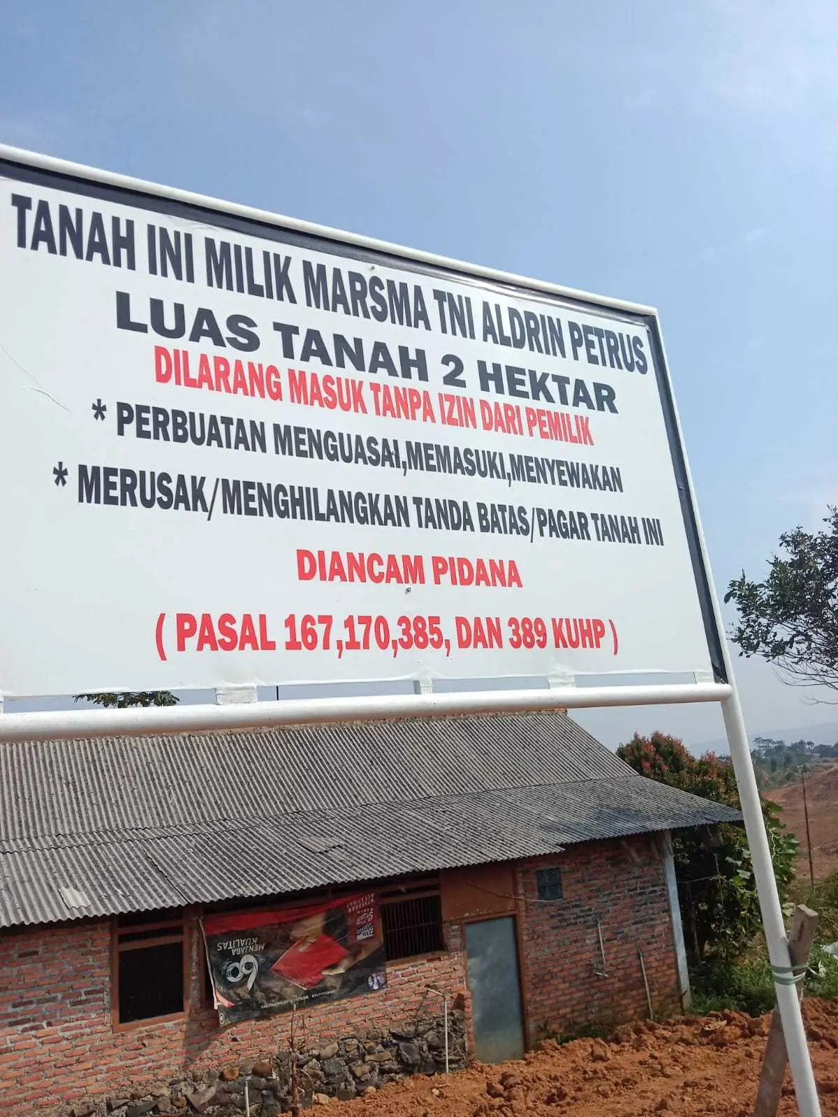 Oknum TNI AU Diduga Serobot Lahan Sentul City, Dilaporkan Danpuspom.