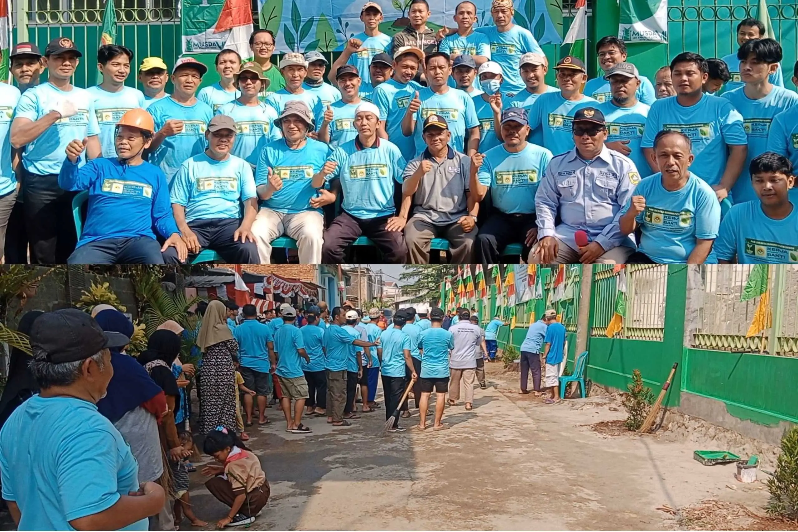 LDII Gunungputri Sukses Gelar Bakti Sosial Kebersihan Lingkungan 