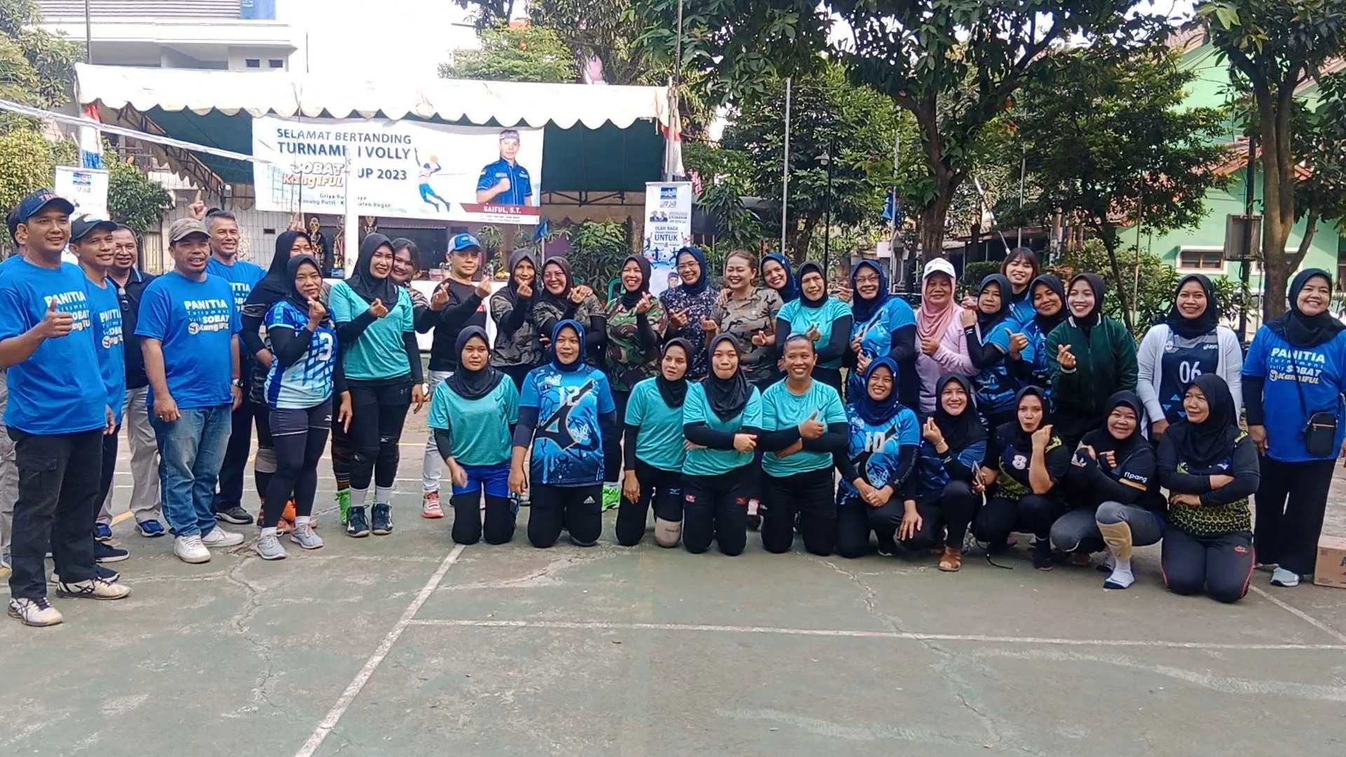 Sobat Kang Ipul, Gelar Tournamen Bola Voly ibu-ibu se-Bogor Timur.