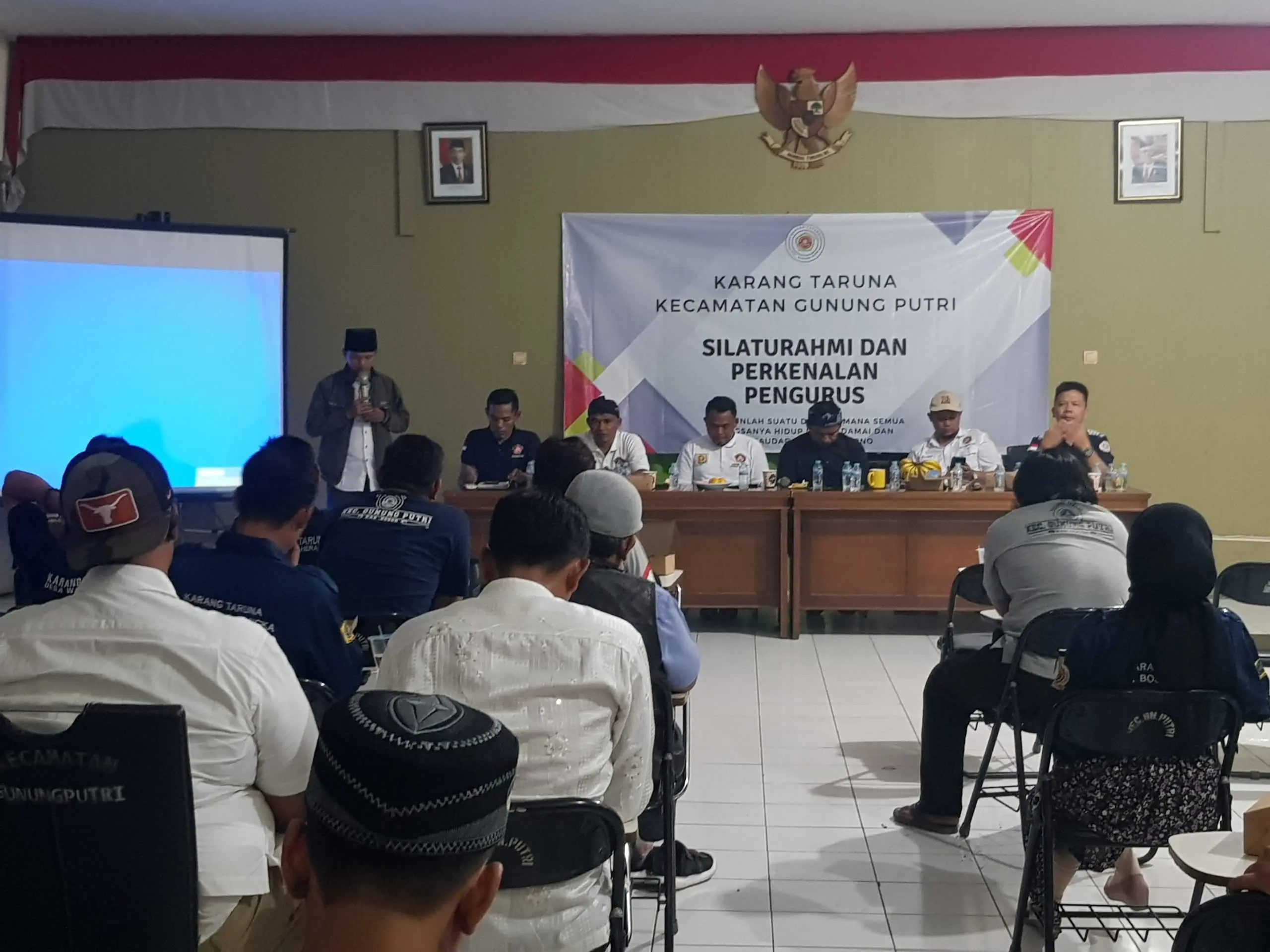 Karang Taruna Kecamatan Gunung Putri Gelar silaturahmi antar Kepengurusan yang baru