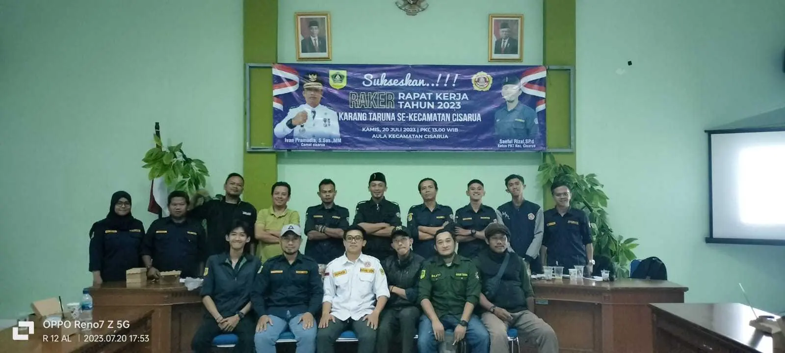 Raker Karang Taruna Kecamatan Cisarua, fokus terhadap pembekalan SDM Para Pemuda.