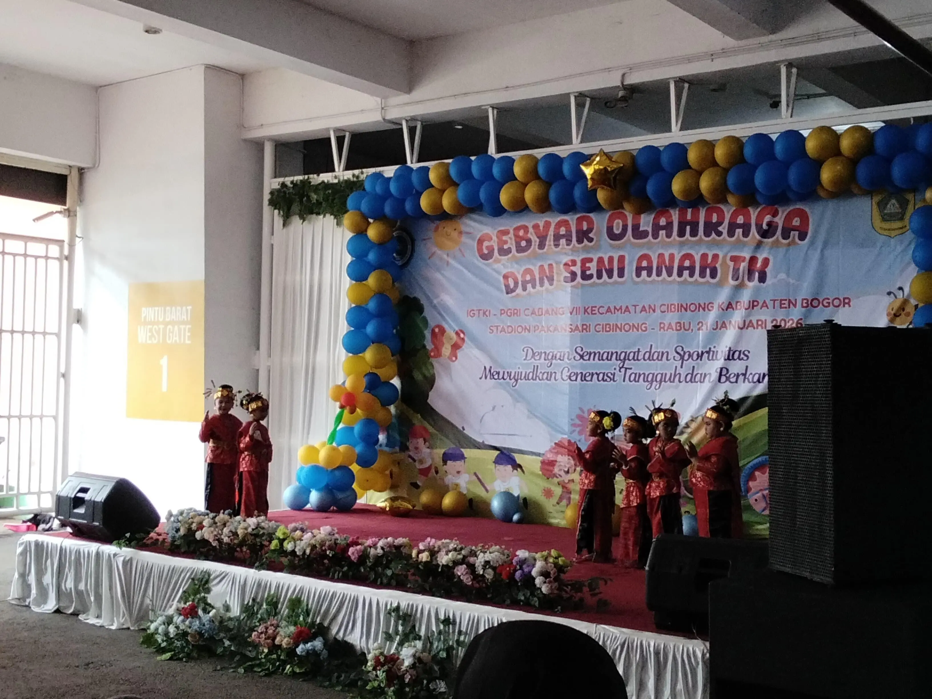 Siswa PAUD Meriahkan Gebyar Olahraga dan Seni Anak TK 2026 di Cibinong