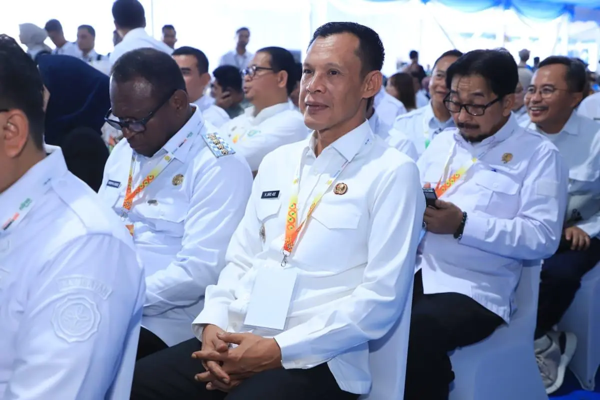 Wabup Bogor Jaro Ade Hadiri Panen Raya Padi dan Pengumuman Swasembada Pangan Nasional di Karawang