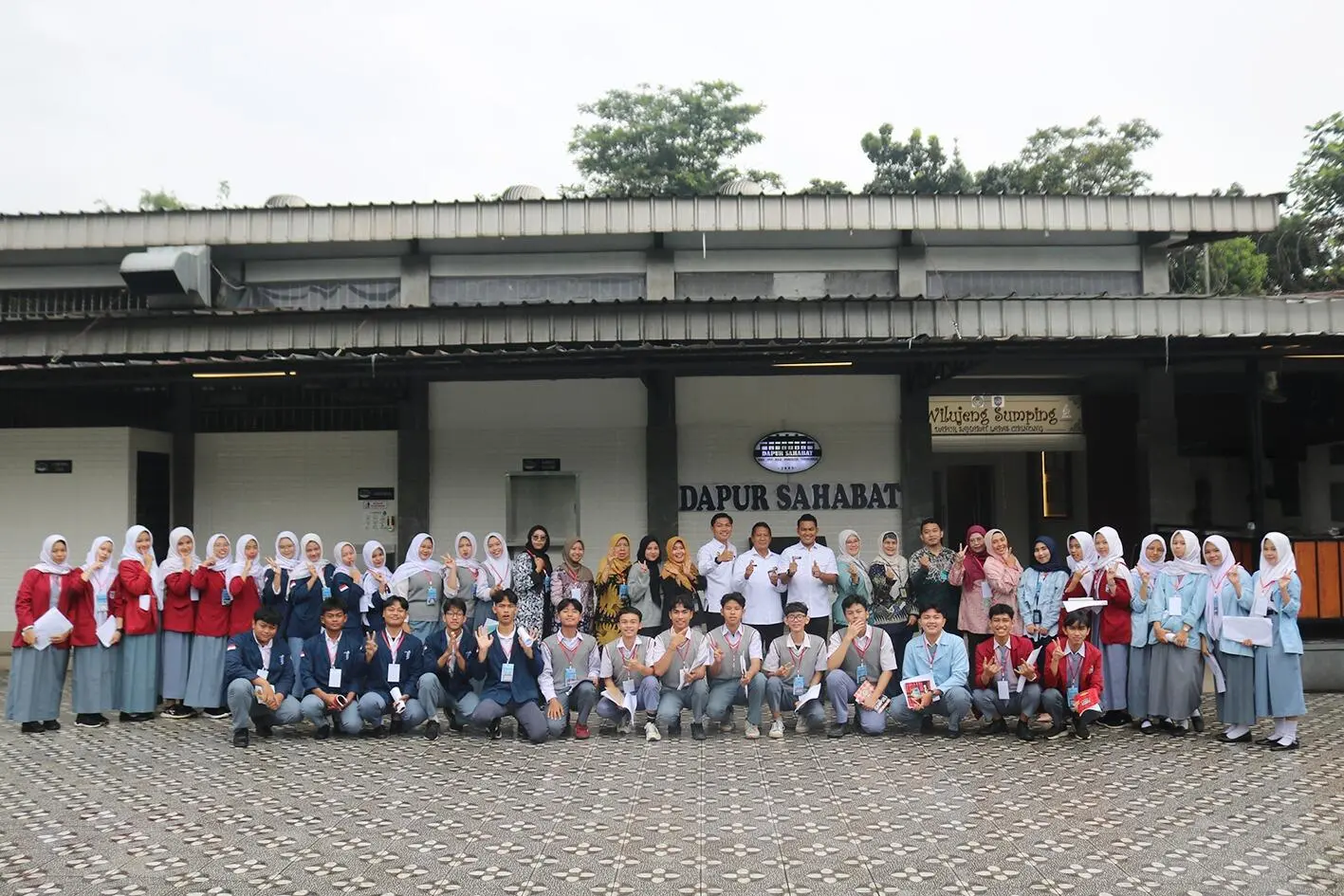 Peringati Hari Gizi Nasional, Lapas Cibinong Edukasi Puluhan Siswa SMK soal Gizi Seimbang