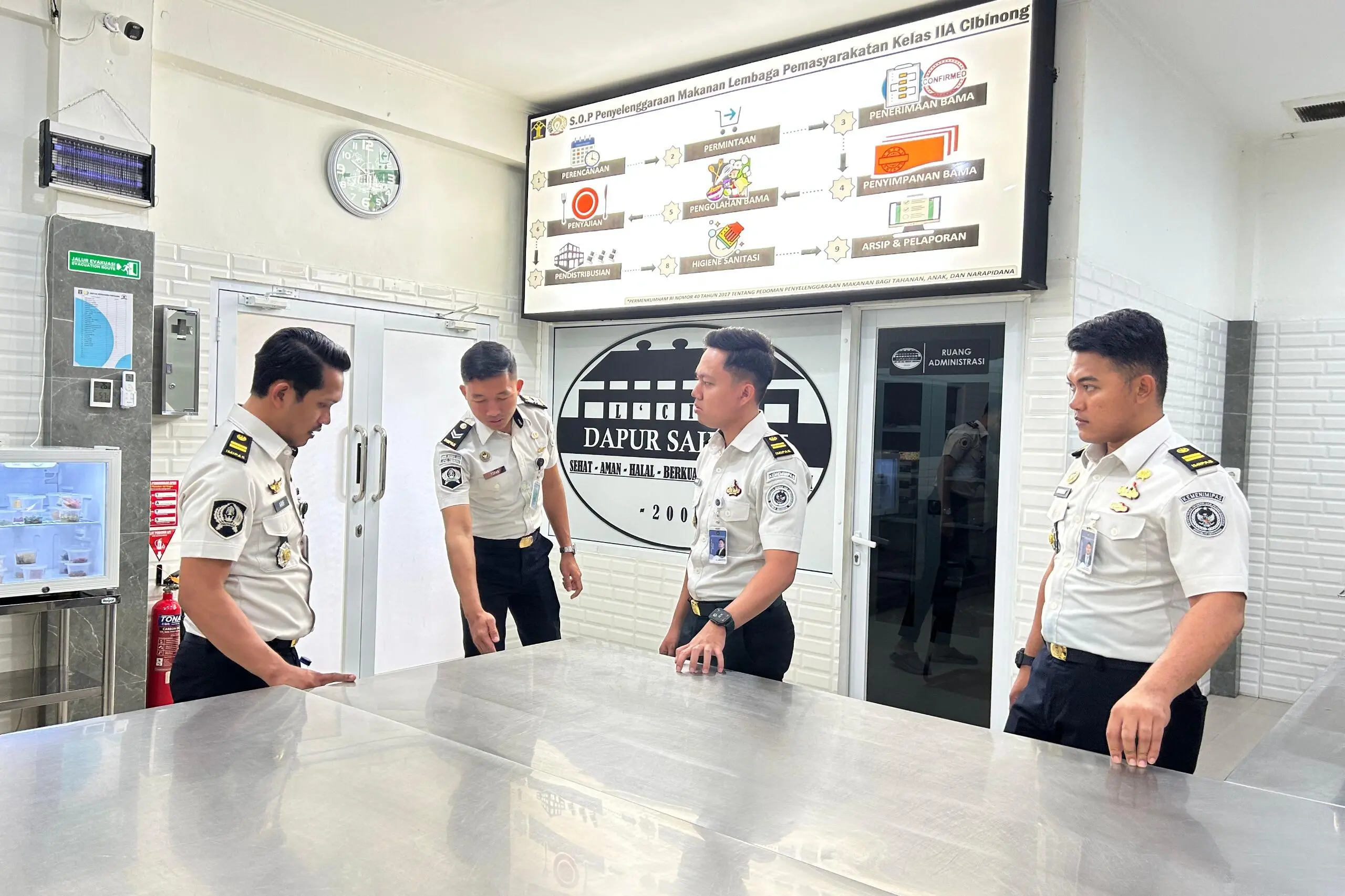 Lapas Bekasi Studi Tiru Dapur Sahabat Lapas Cibinong untuk Tingkatkan Kualitas Layanan Warga Binaan