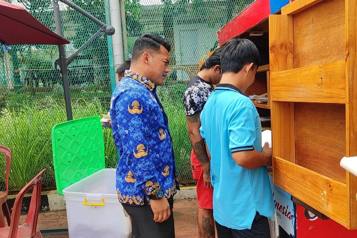 Rutin! Lapas Cibinong Hadirkan Gerobak Pintar, Perpustakaan Keliling untuk Warga Binaan