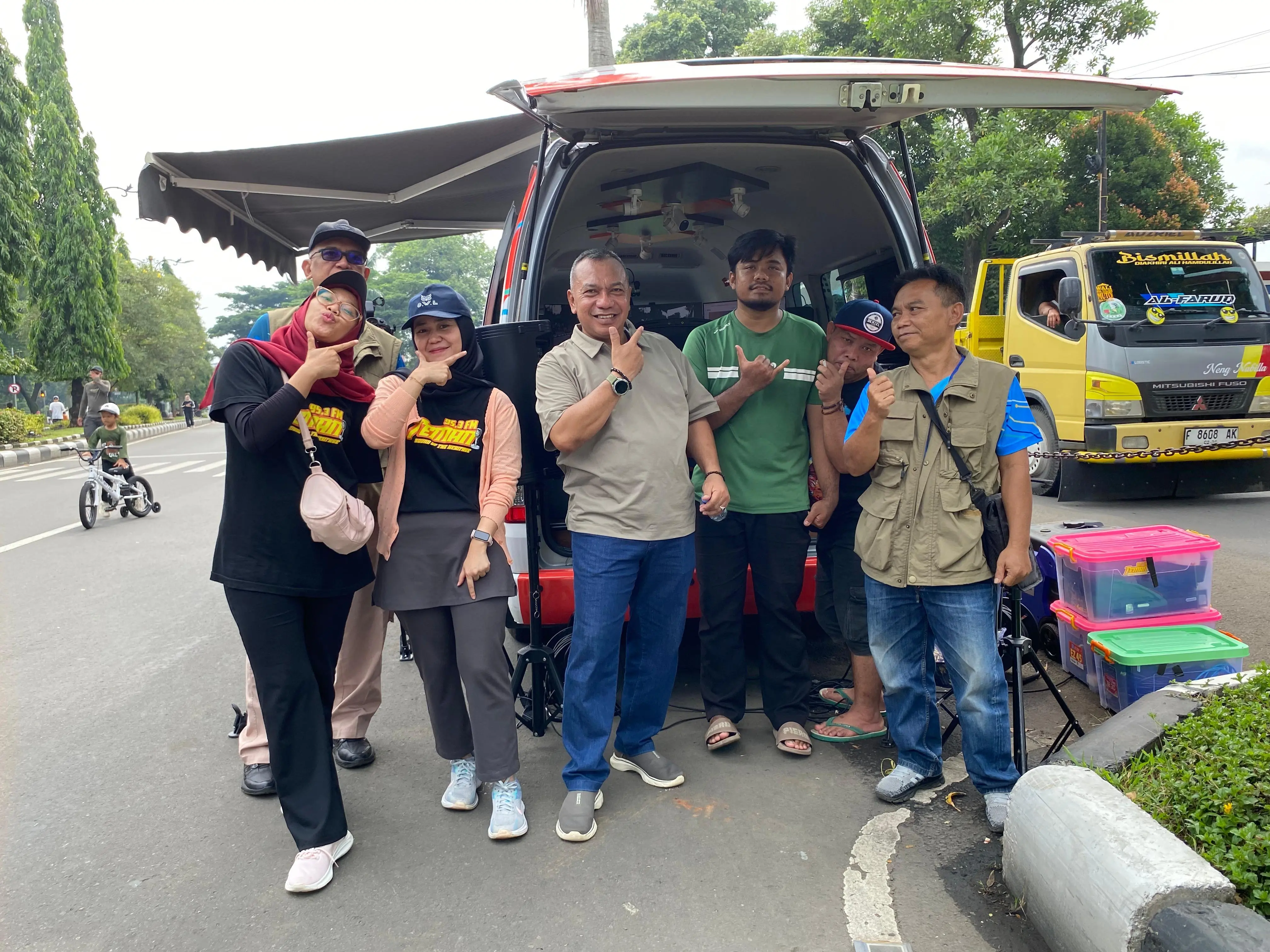 Diskominfo Kabupaten Bogor Hadir di CFD Tegar Beriman: Kampanye Layanan 112, Edukasi Penyiaran, hingga WiFi Gratis