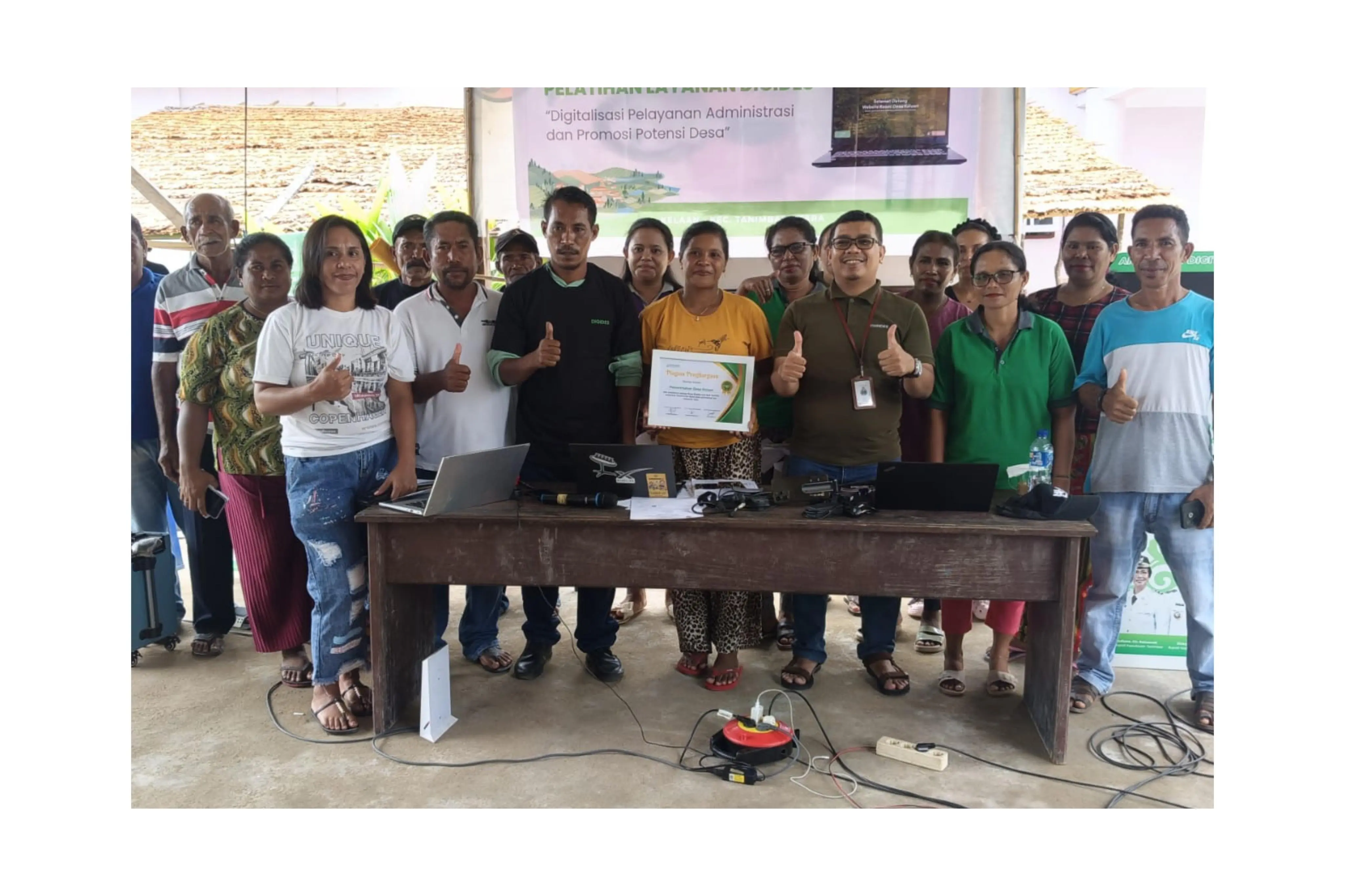 Desa Kelaan Jadi Pelopor Digital di Kepulauan Tanimbar, Gelar Pelatihan Desa Digital Perdana